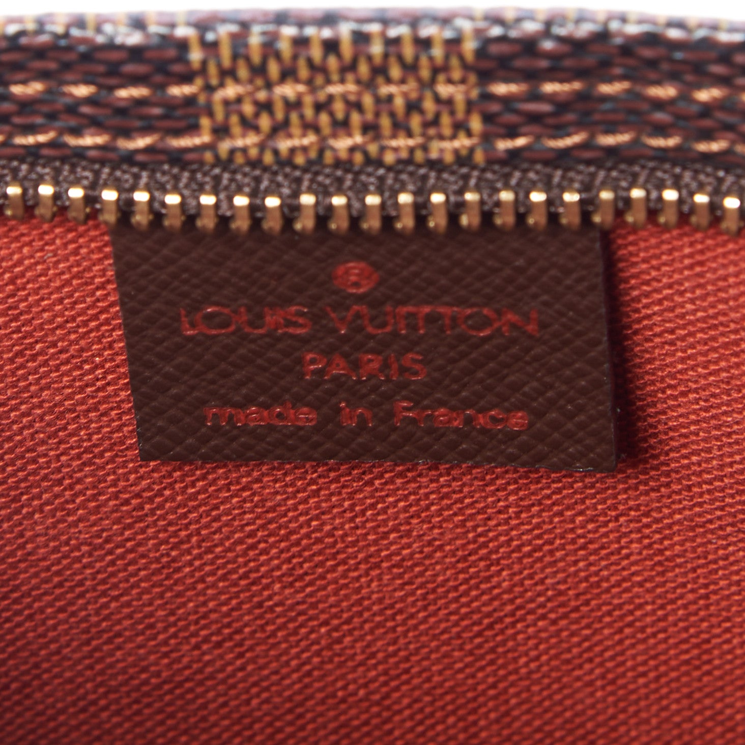 Louis Vuitton Damier Ebene Trousse Make Up Bag Pochette 8 of 9