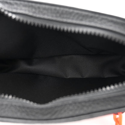 Louis Vuitton Taurillon Monogram Uniformes Solar Ray Soft Pochette Volga Belt Bag Black 5 of 9