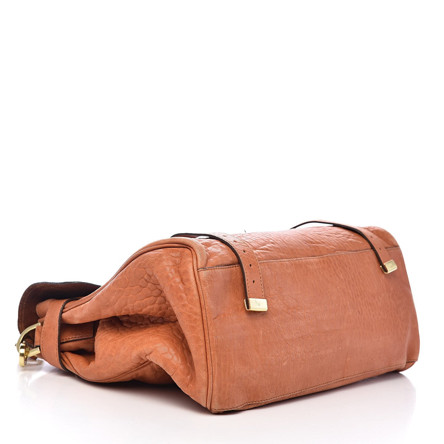 Large Grain Nappa Oversized Alexa Pumpkin