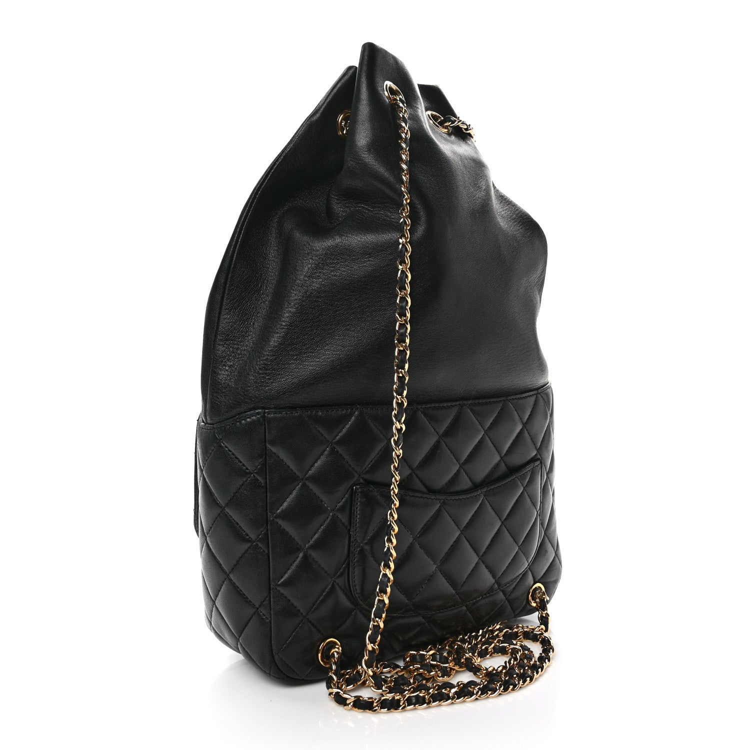 Chanel Lambskin Quilted Large In Seoul Backpack Black 3 of 10