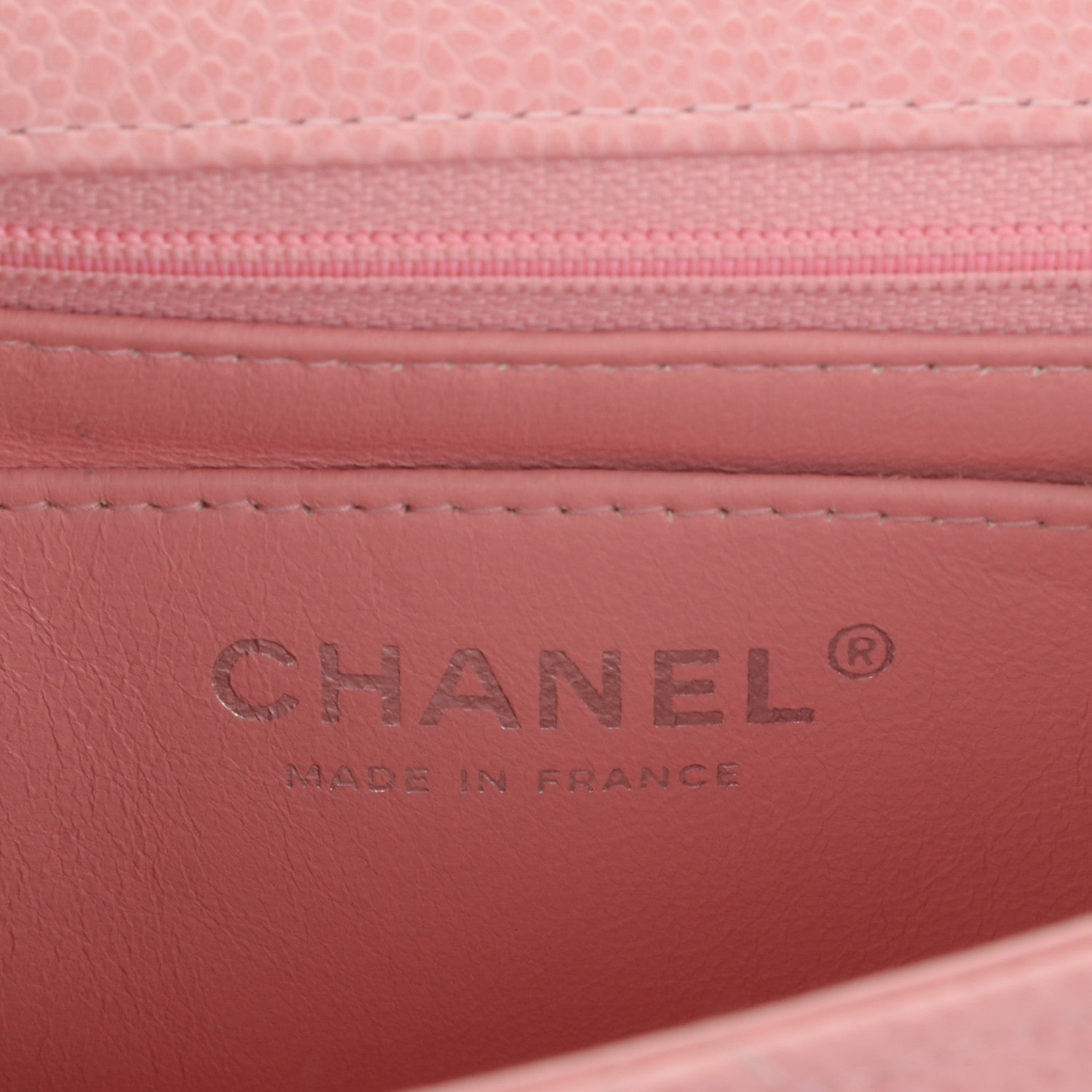Chanel Caviar Quilted Mini Square Flap Pink 6 of 7