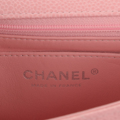 Chanel Caviar Quilted Mini Square Flap Pink 6 of 7