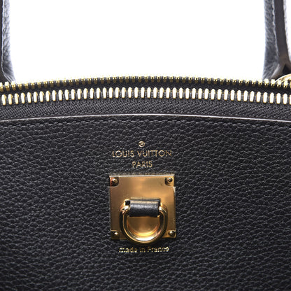 Louis Vuitton Calfskin City Steamer MM Kaki Black 7 of 10