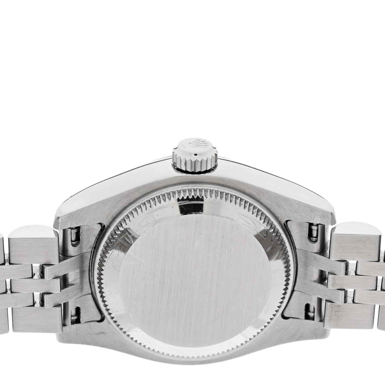 Rolex Stainless Steel 18K White Gold 26mm Oyster Perpetual Datejust Watch Silver Roman 179174 4 of 4