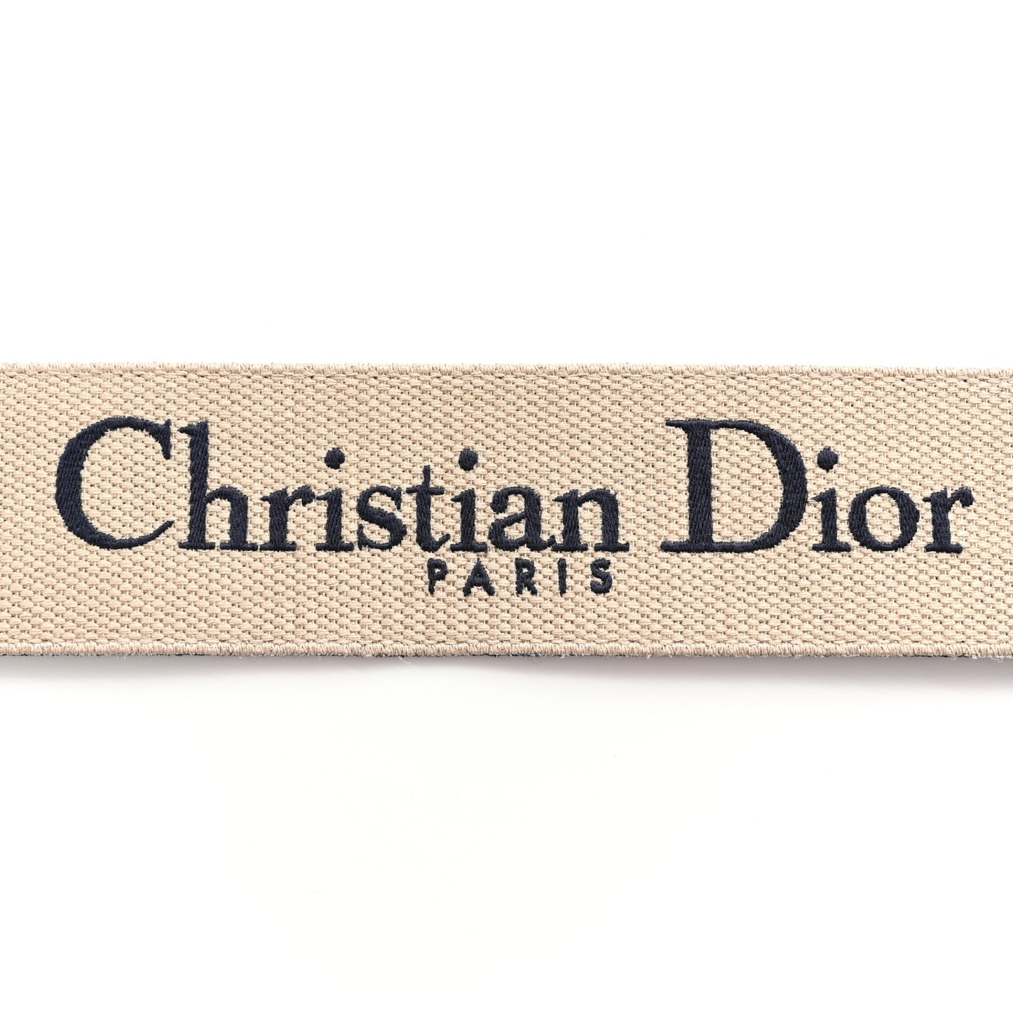 Canvas Embroidered Shoulder Strap Blue