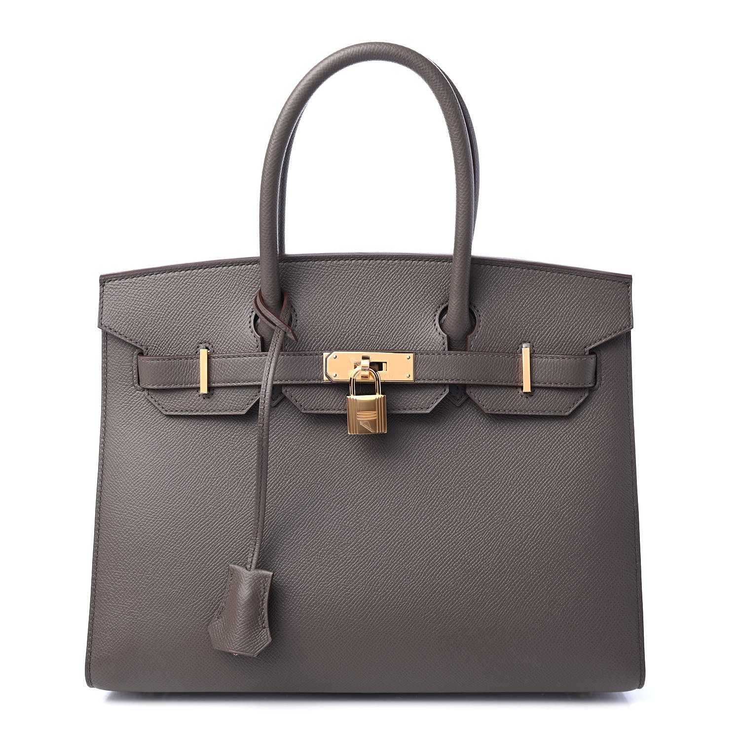 Hermes Epsom Birkin Sellier 30 Etain 1 of 11