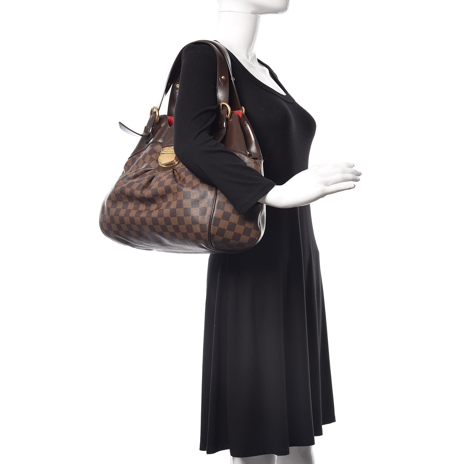 Louis Vuitton Damier Ebene Sistina GM 2 of 16