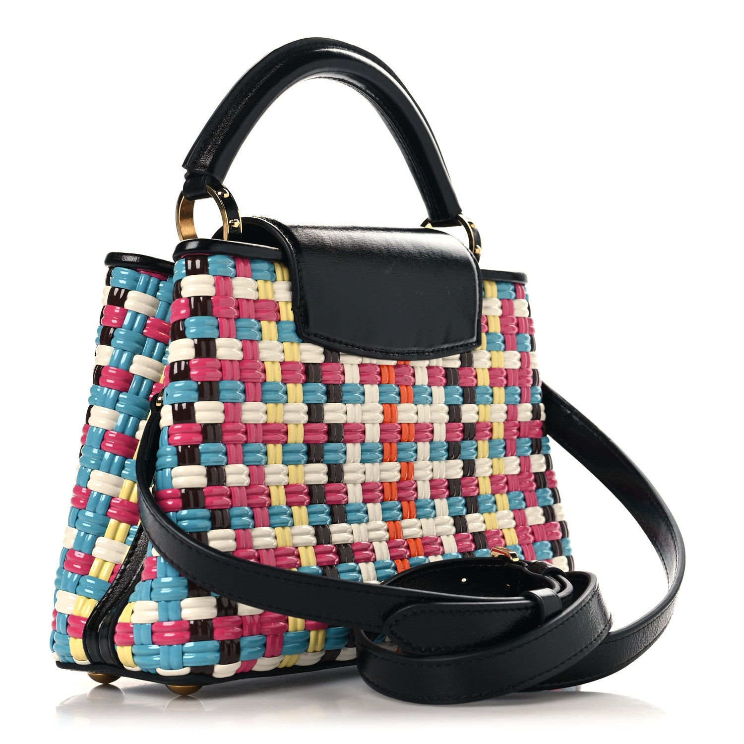 Louis Vuitton Taurillon Calfskin Guinguette Capucines BB Multicolor 3 of 9