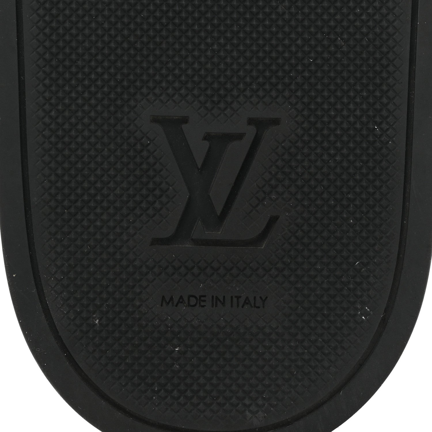 Louis Vuitton Rubber Monogram Eclipse Mens Waterfront Mules 11 Black 6 of 9