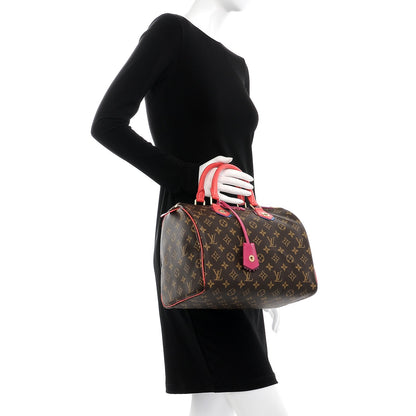 Louis Vuitton Monogram Totem Speedy 30 Flamingo 2 of 10