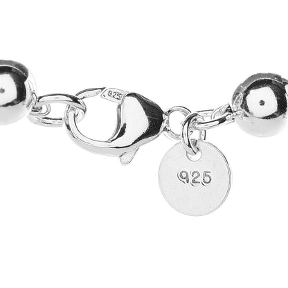 Tiffany Sterling Silver Return To Heart Graduated Ball Necklace 6 of 7