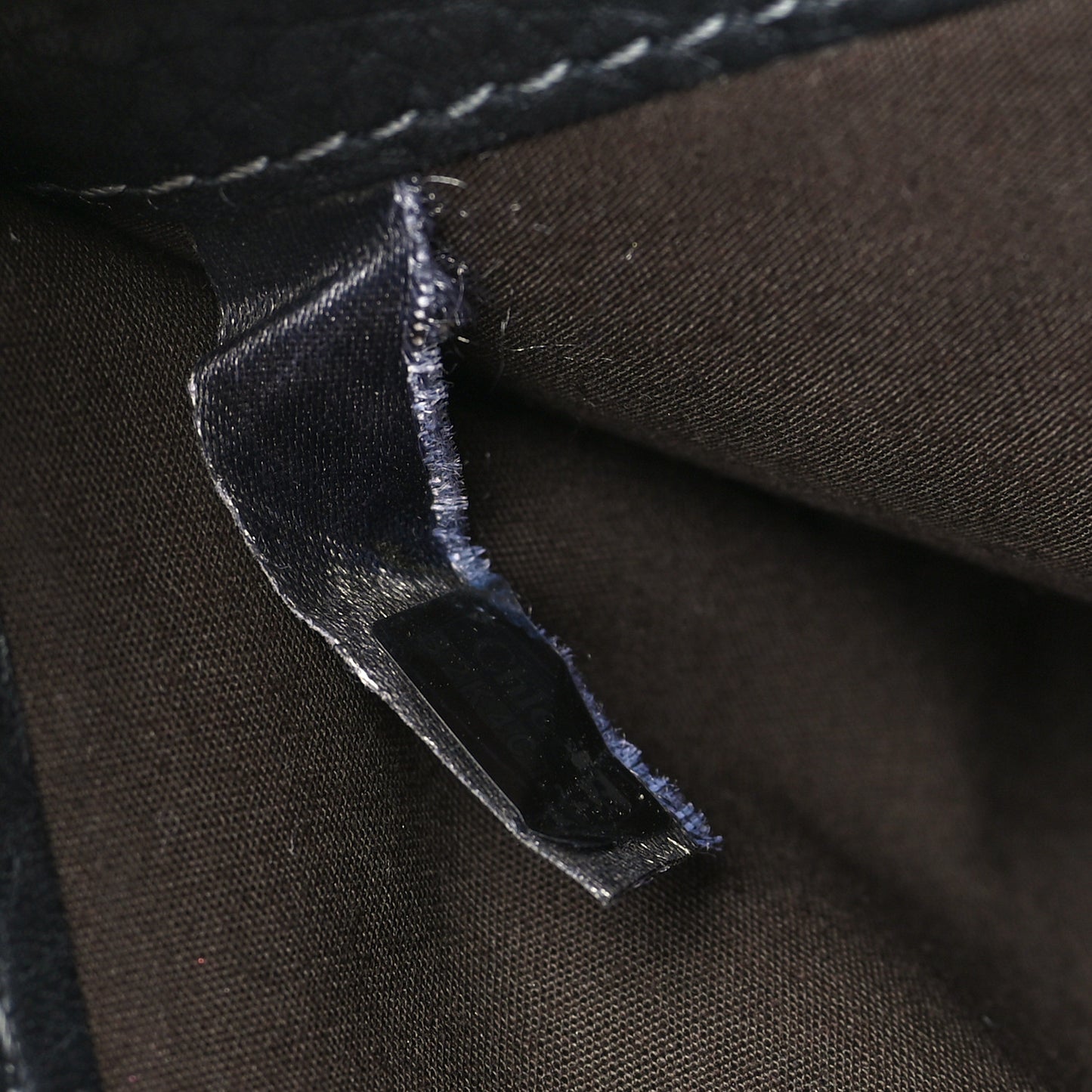 Grained Calfskin Marcie Long Zip Around Wallet Black