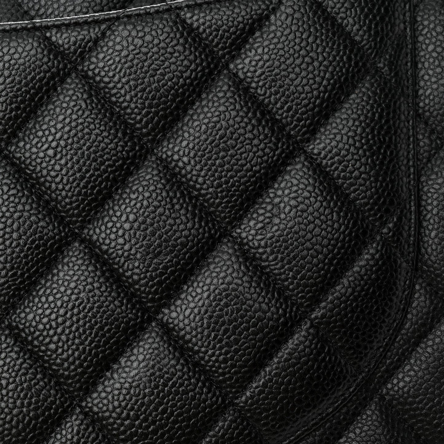 Caviar Quilted Maxi Double Flap Black