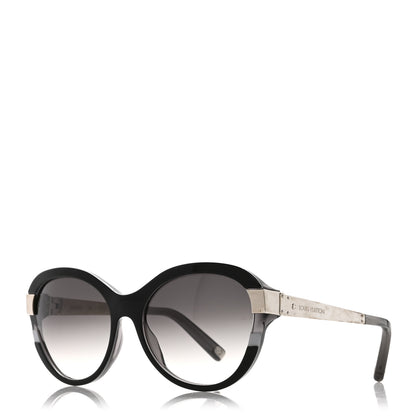 Louis Vuitton Acetate Petit Soupcon Cat Eye Sunglasses Z0489W Black 1 of 7
