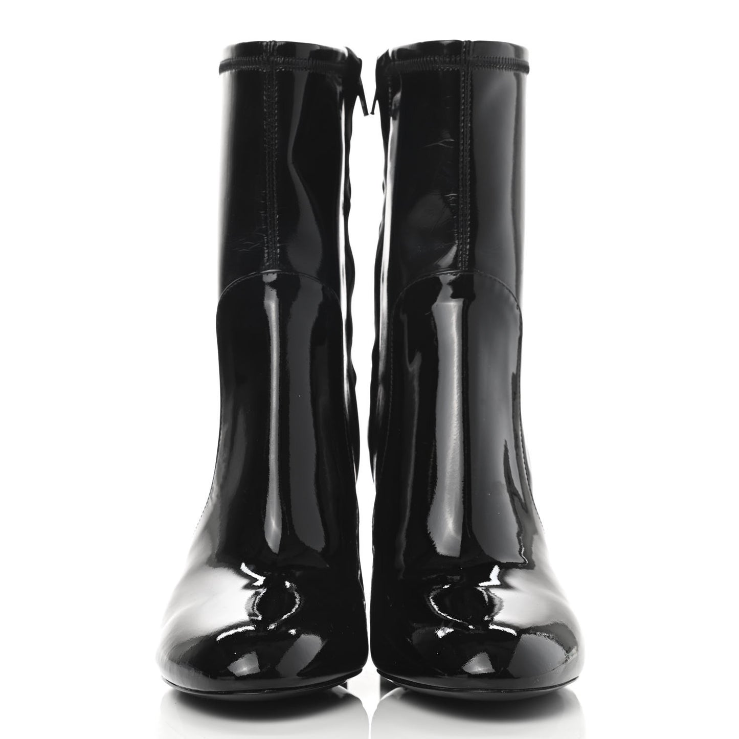 Patent Uniformes Silhouette Ankle Boots 36.5 Black