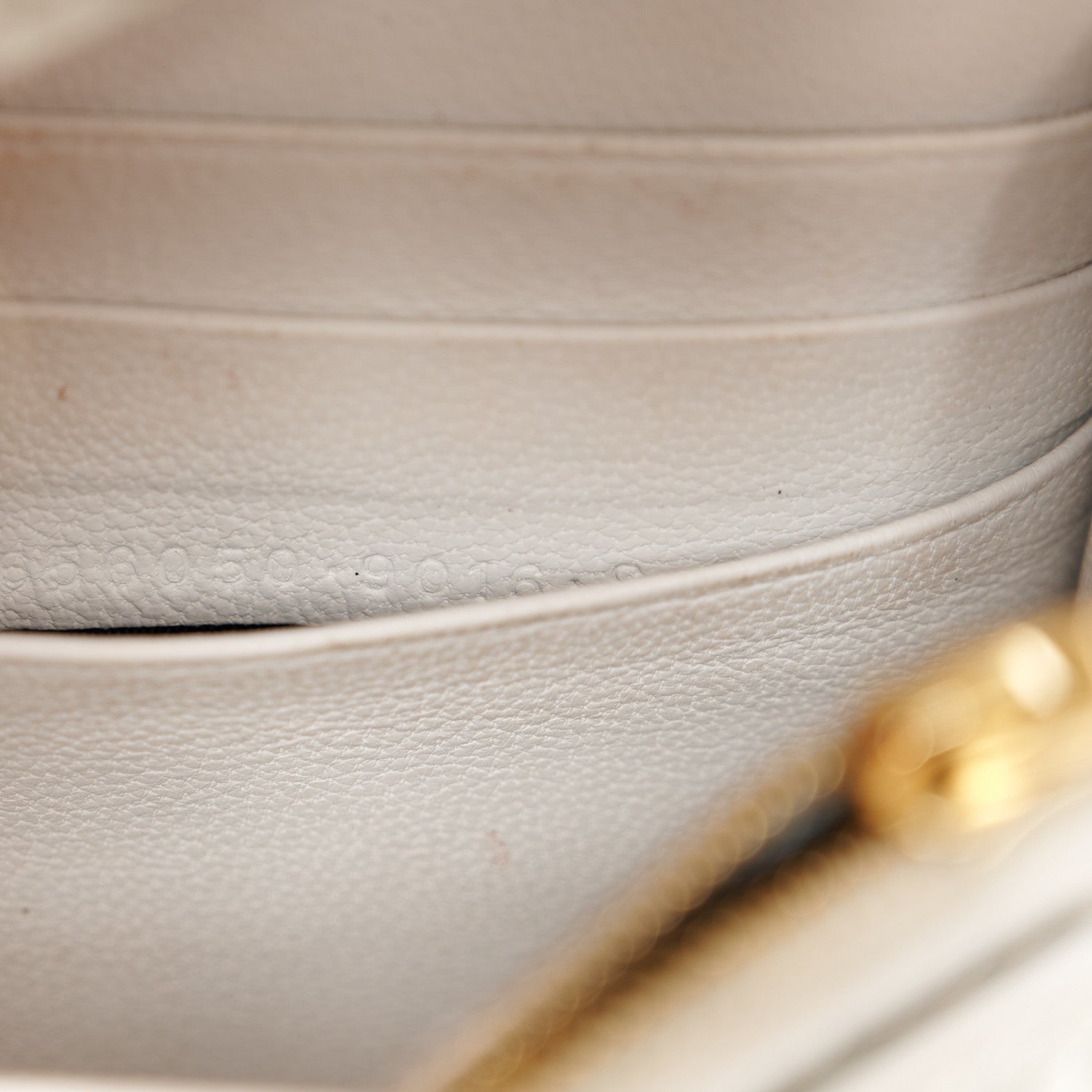 Balenciaga Shiny Calfskin Crocodile Embossed Hourglass Chain Bag White 8 of 13