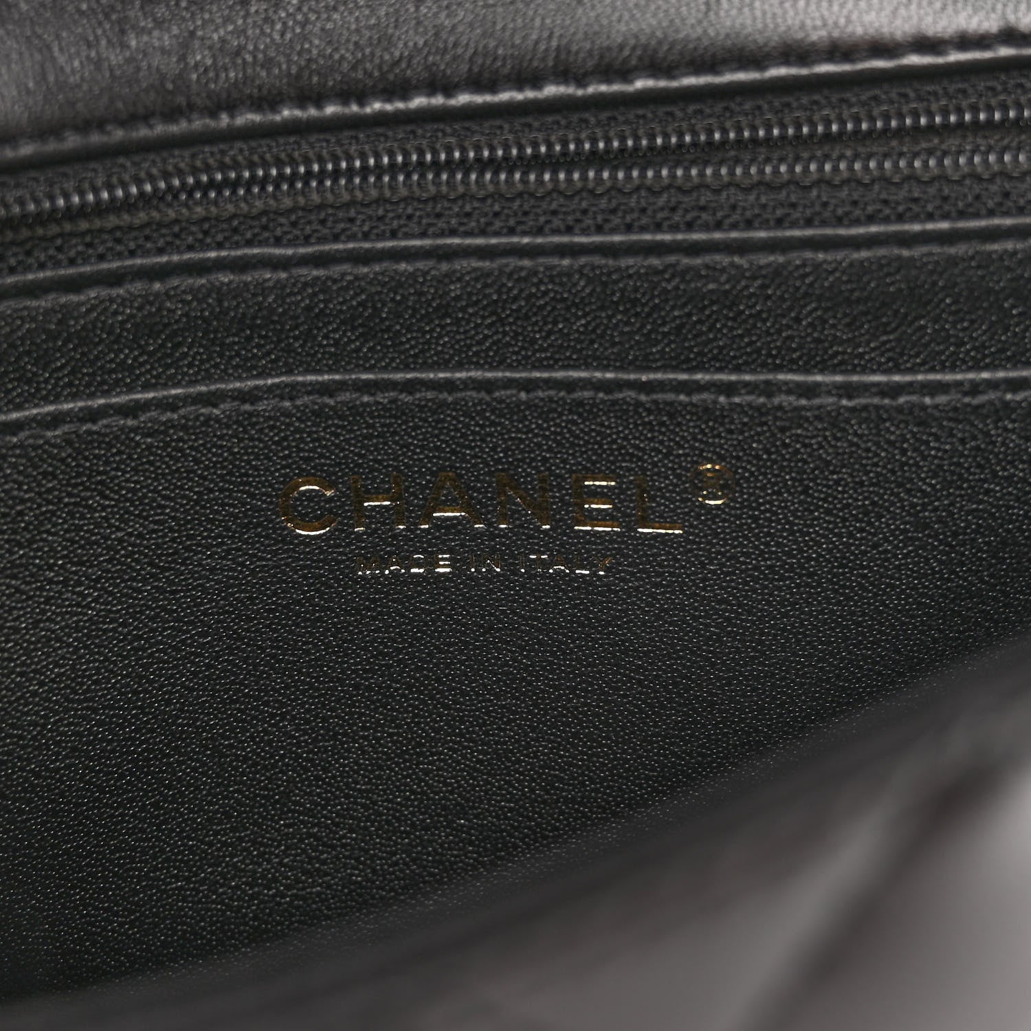 Chanel Lambskin Quilted Mini Rectangular Flap Black 5 of 10
