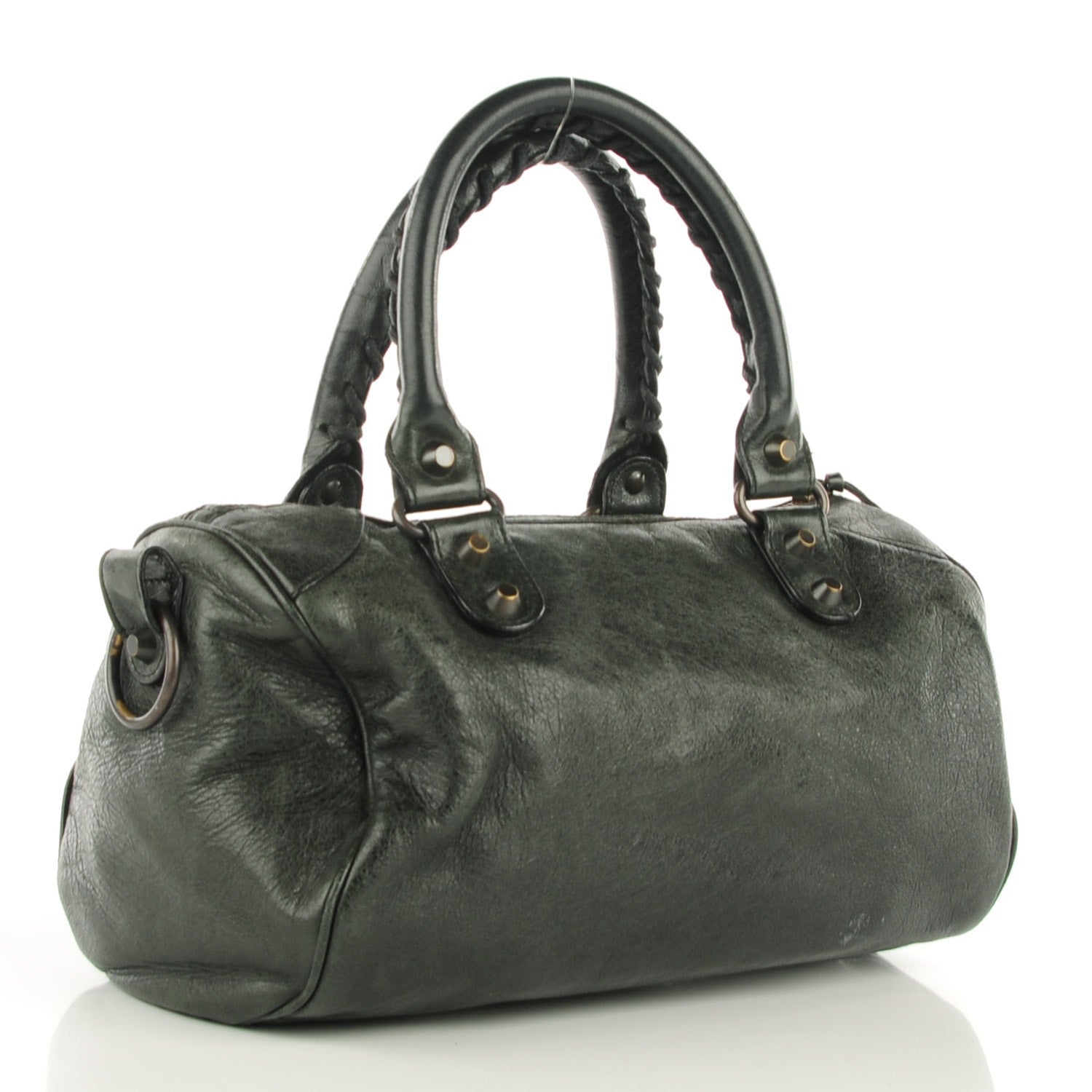 Balenciaga Agneau Classic Hardware Drum Black 3 of 8
