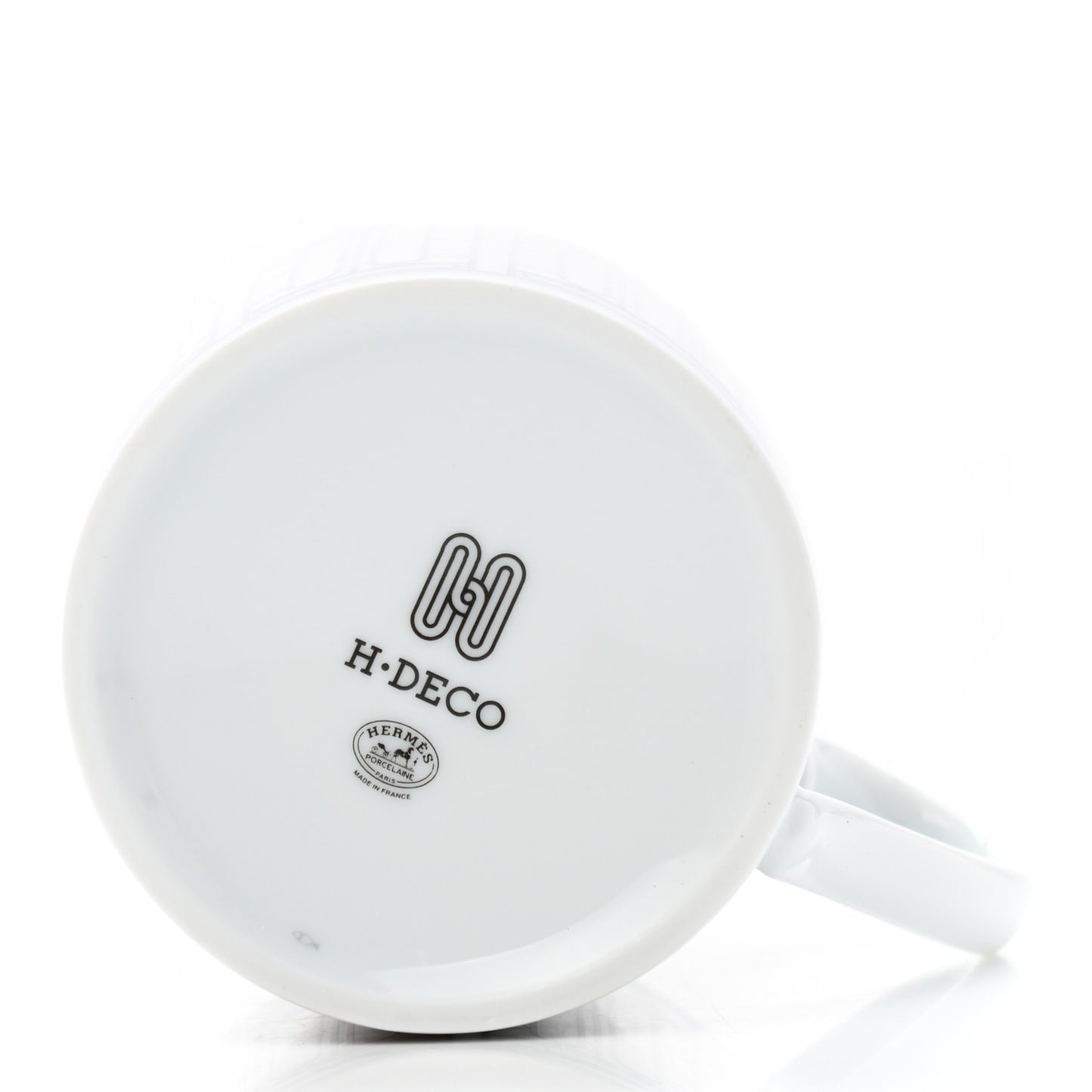 Porcelain H Deco Mug