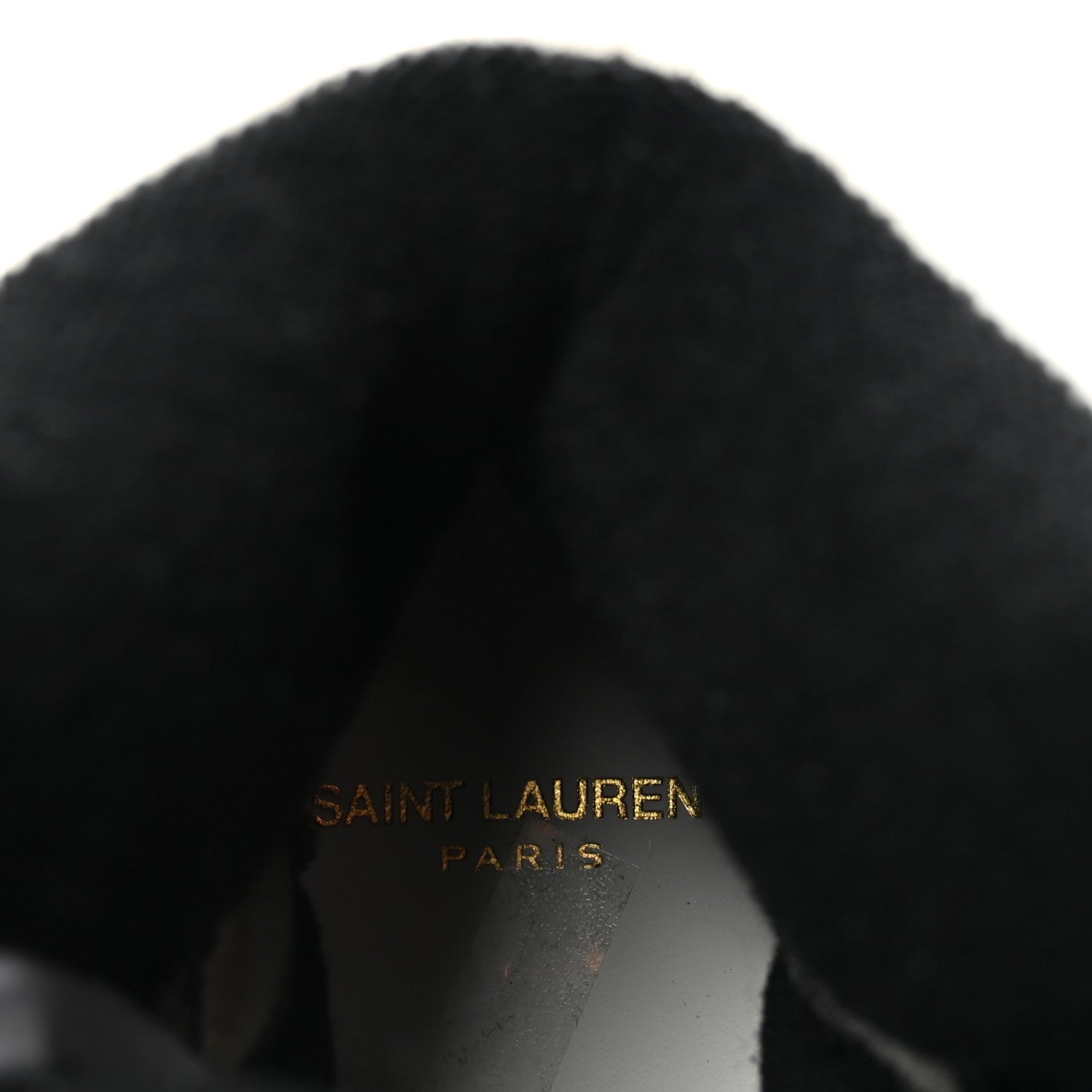 Saint Laurent Calfskin Smith High Top Sneakers 36 White Black 15 of 20