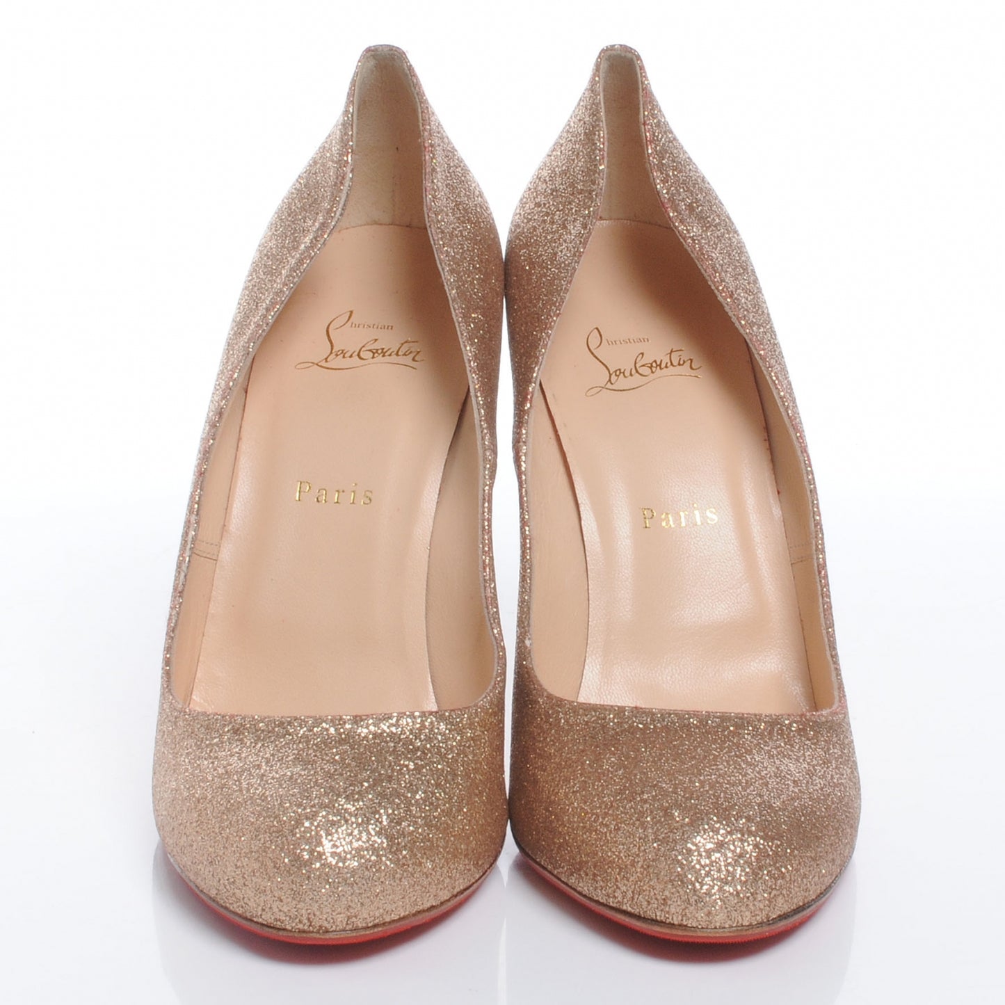Ron Ron 100 Glitter Pumps 42 Nude