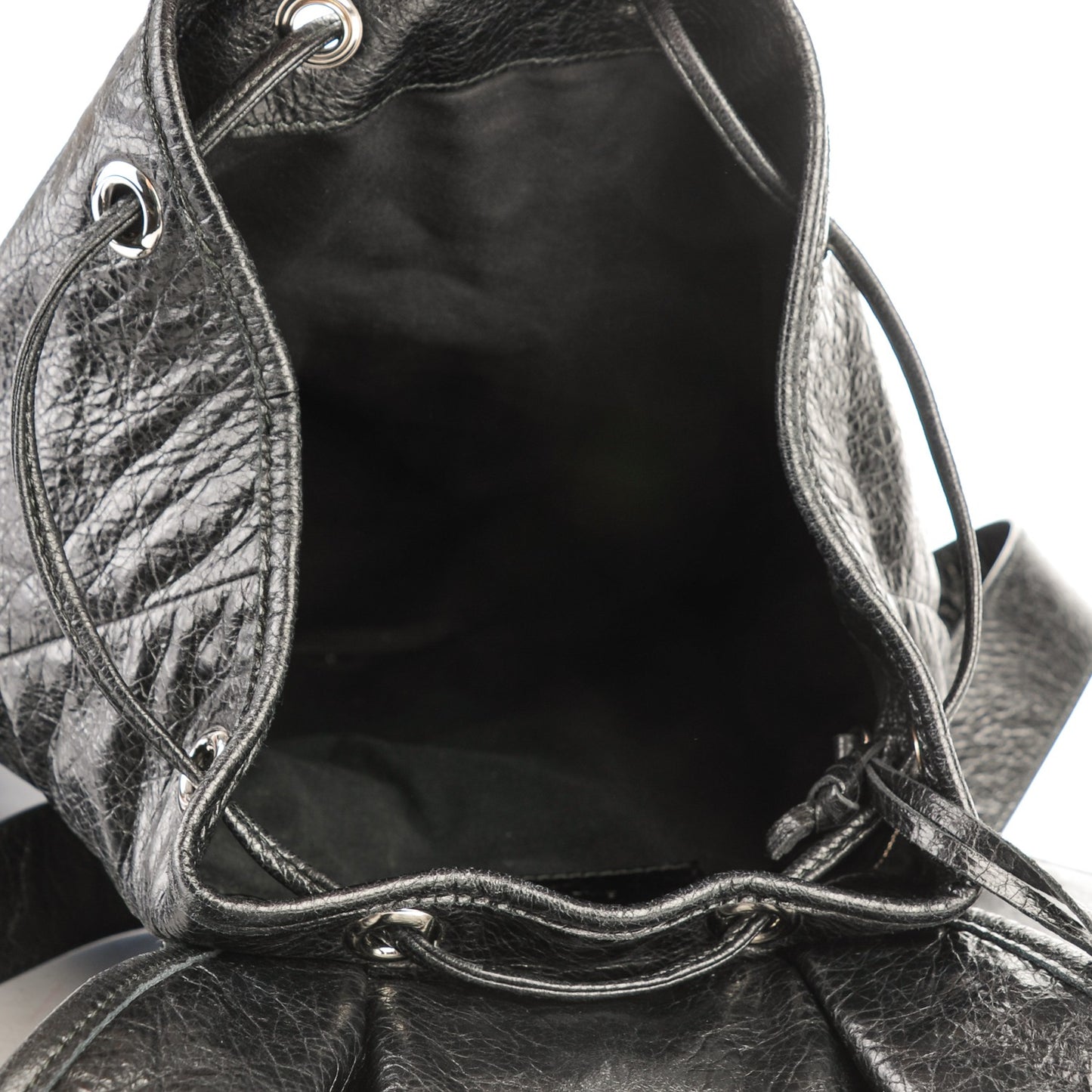 Agneau Giant 12 Silver Hardware S Traveler Backpack Black