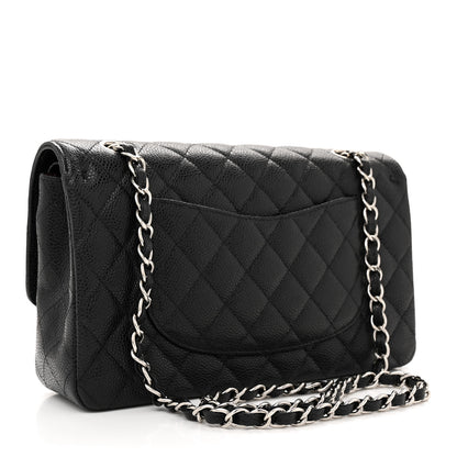 Chanel Caviar Quilted Medium Double Flap Black 3 of 13