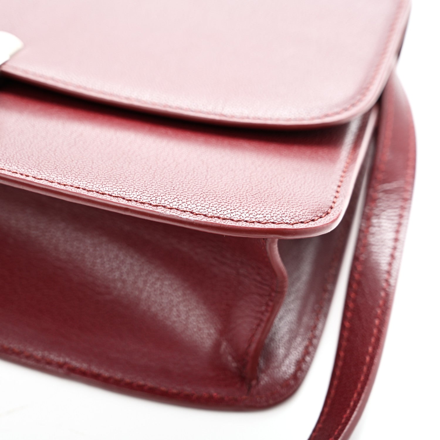 The Row Goatskin The Sofia 8.75 Crossbody Burgundy 12 of 12