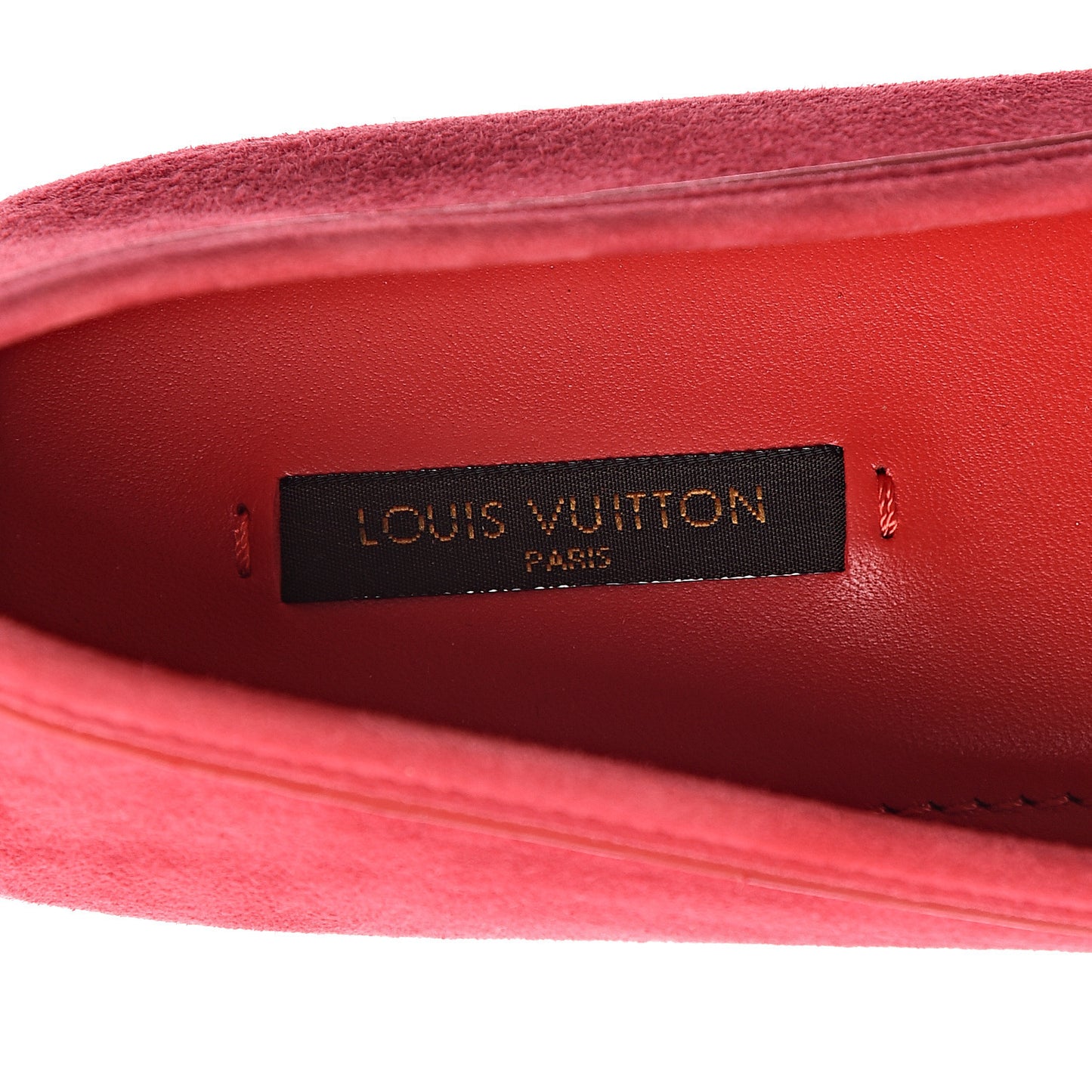 Suede Oxford Ballerina Flats 41 Framboise