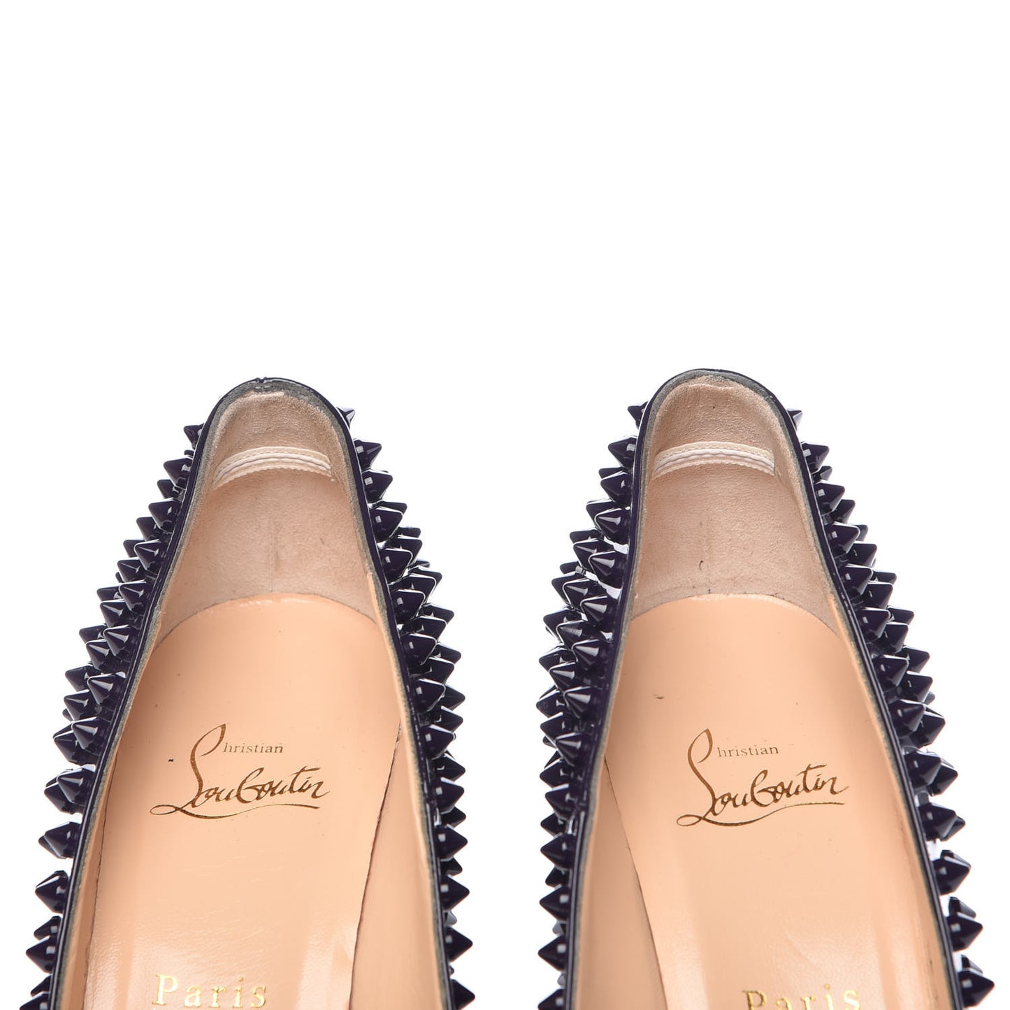 Patent Pigalle Spikes 100 Pumps 37.5 Iris