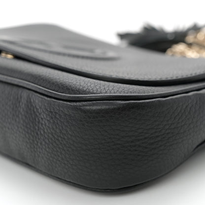 Gucci Pebbled Calfskin Medium Soho Flap Crossbody Black 10 of 10