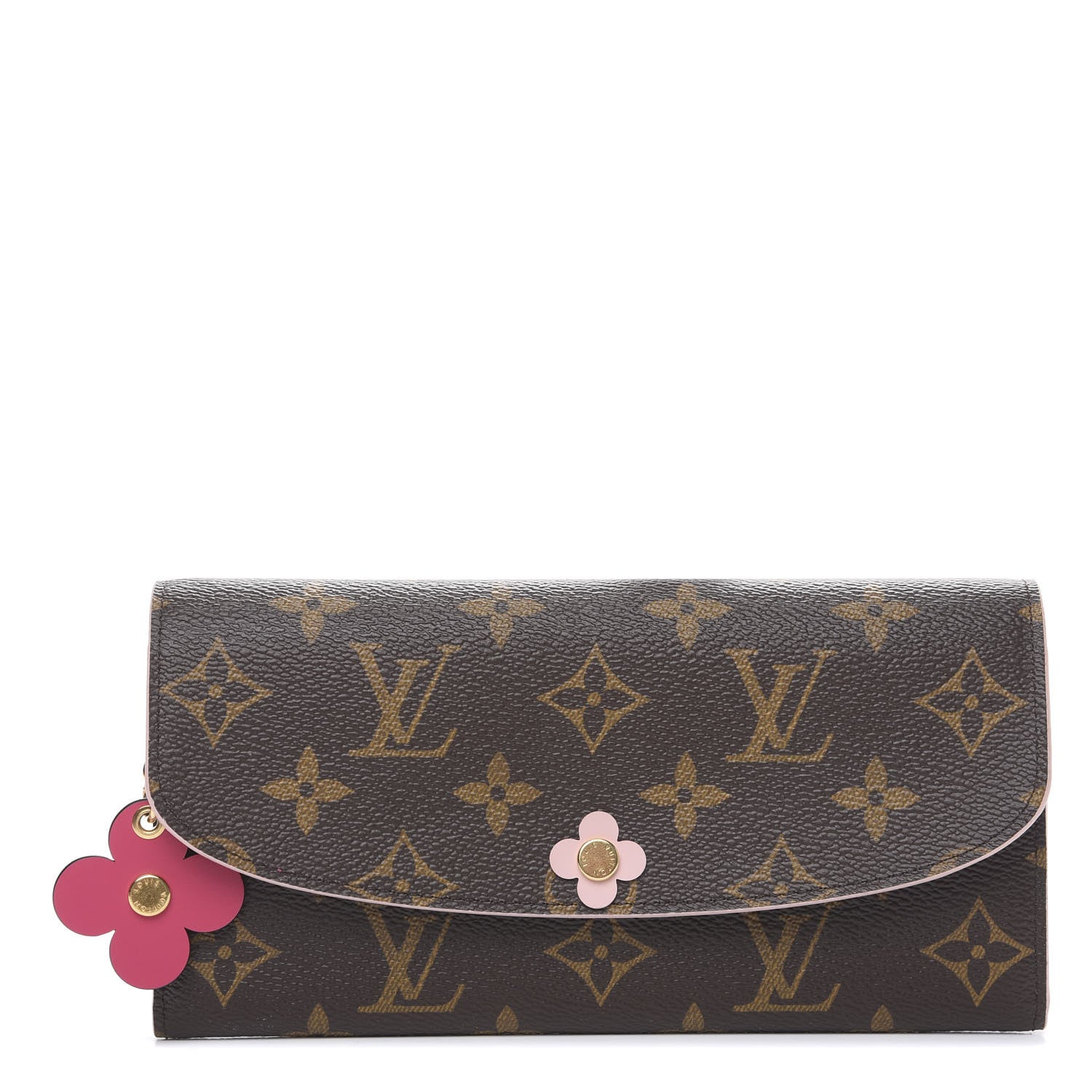 Louis Vuitton Monogram Bloom Flower Emilie Wallet 1 of 7