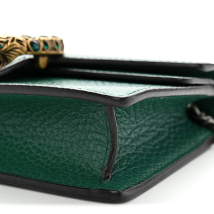 Gucci Calfskin Super Mini Dionysus Shoulder Bag Emerald 9 of 10