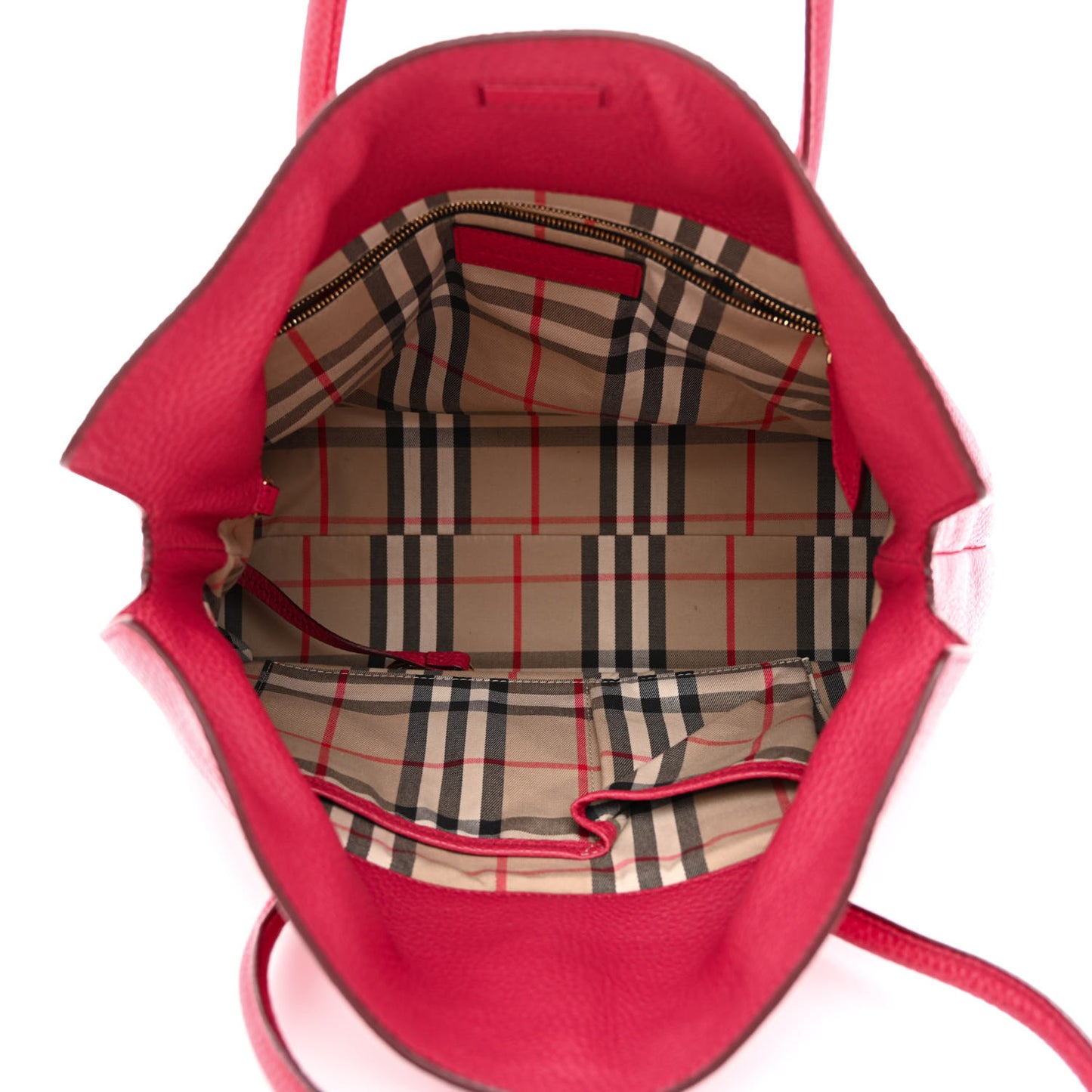 Grainy Calfskin Medium Baynard Tote Pink Azalea