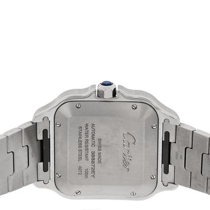 Cartier Stainless Steel 39.8mm Santos De Cartier Automatic Watch 4 of 5