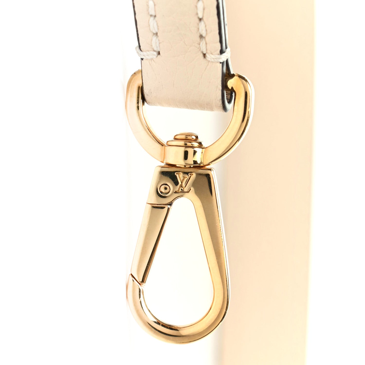 Louis Vuitton Calfskin Montaigne Shoulder Strap Dune 3 of 6
