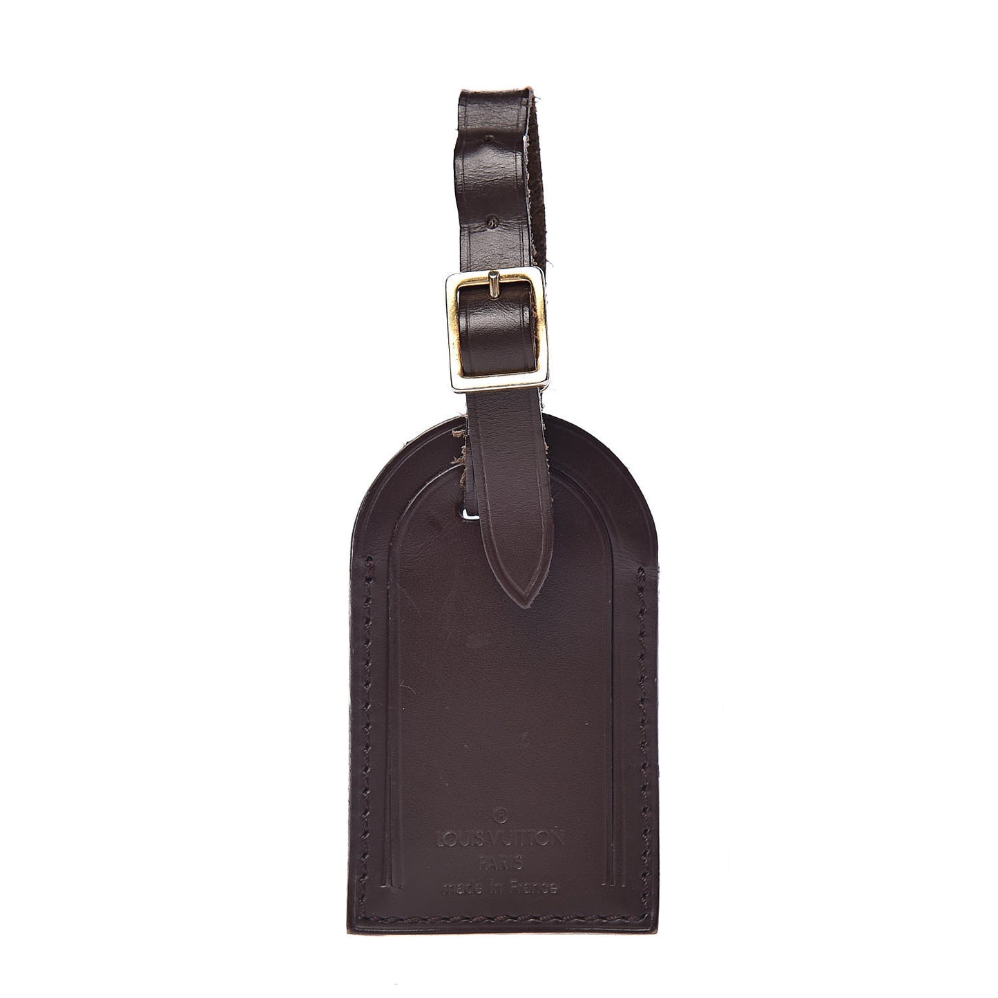Calfskin Luggage Tag Ebene
