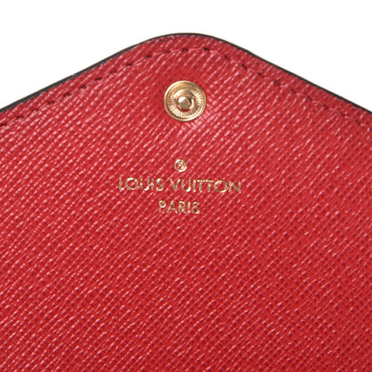 Louis Vuitton Damier Ebene Josephine Wallet Red 9 of 12