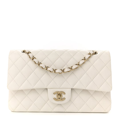 Chanel Caviar Quilted Medium Double Flap White 1 of 14