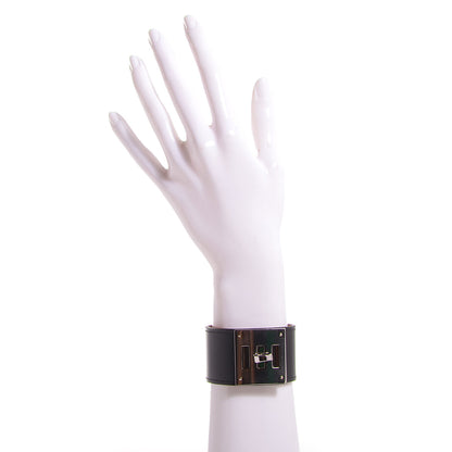 Hermes Chamonix Kelly Dog Bracelet Black 2 of 7