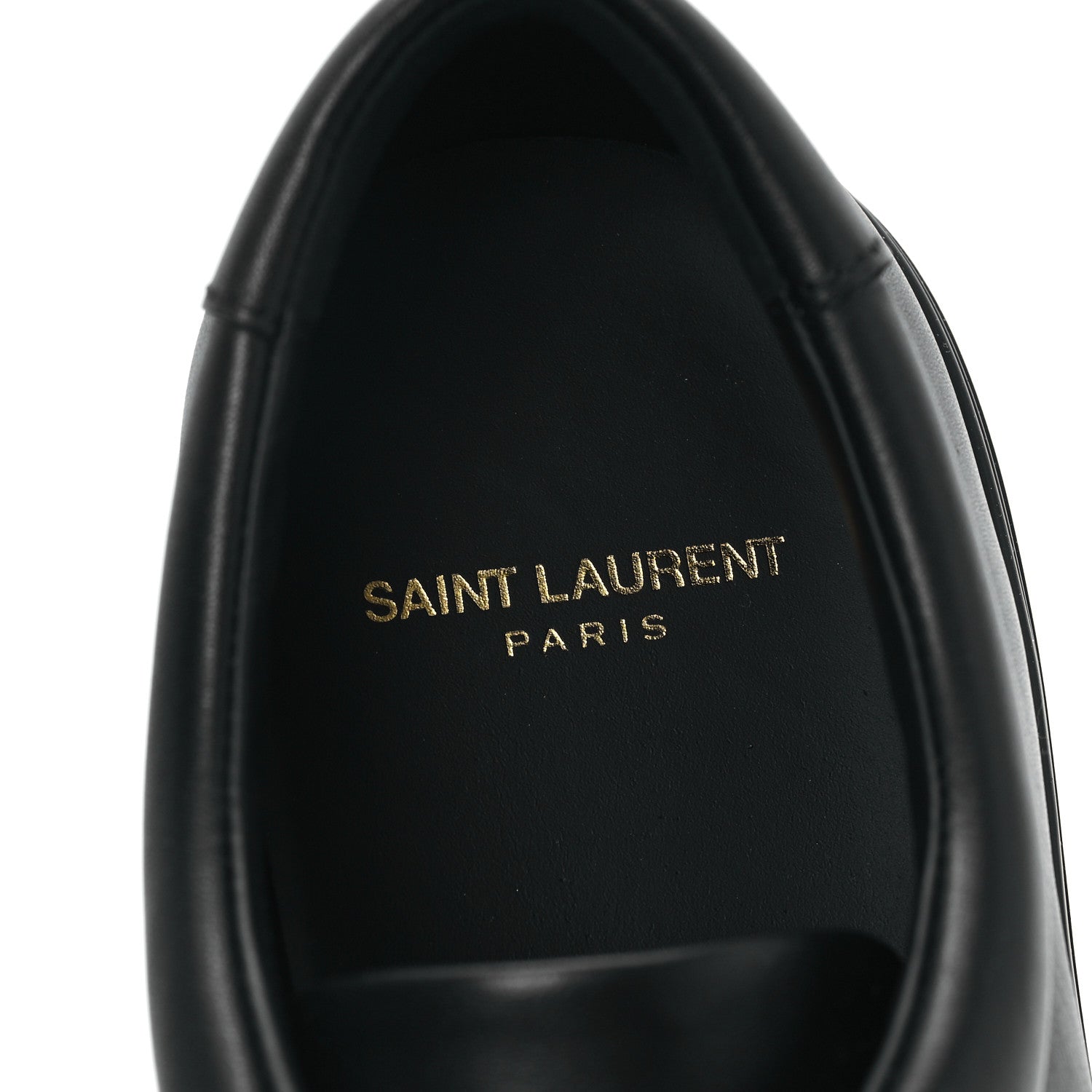 Saint Laurent Calfskin Andy Low Top Sneakers 41.5 Black 7 of 8