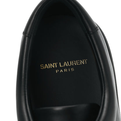 Saint Laurent Calfskin Andy Low Top Sneakers 41.5 Black 7 of 8