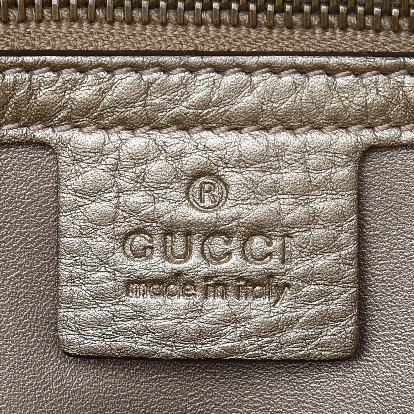 Metallic Python Medium 1973 Top Handle Satchel Gold