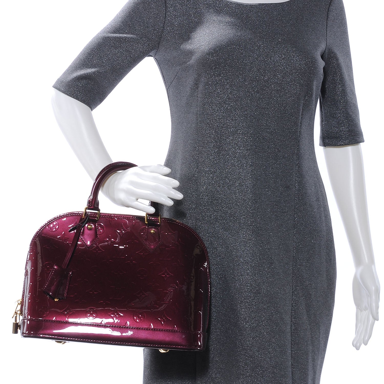 Louis Vuitton Vernis Alma PM Rouge Fauviste 2 of 8