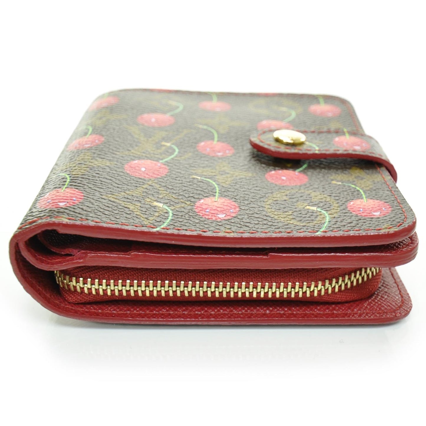 Monogram Cerises Compact Zippe Wallet
