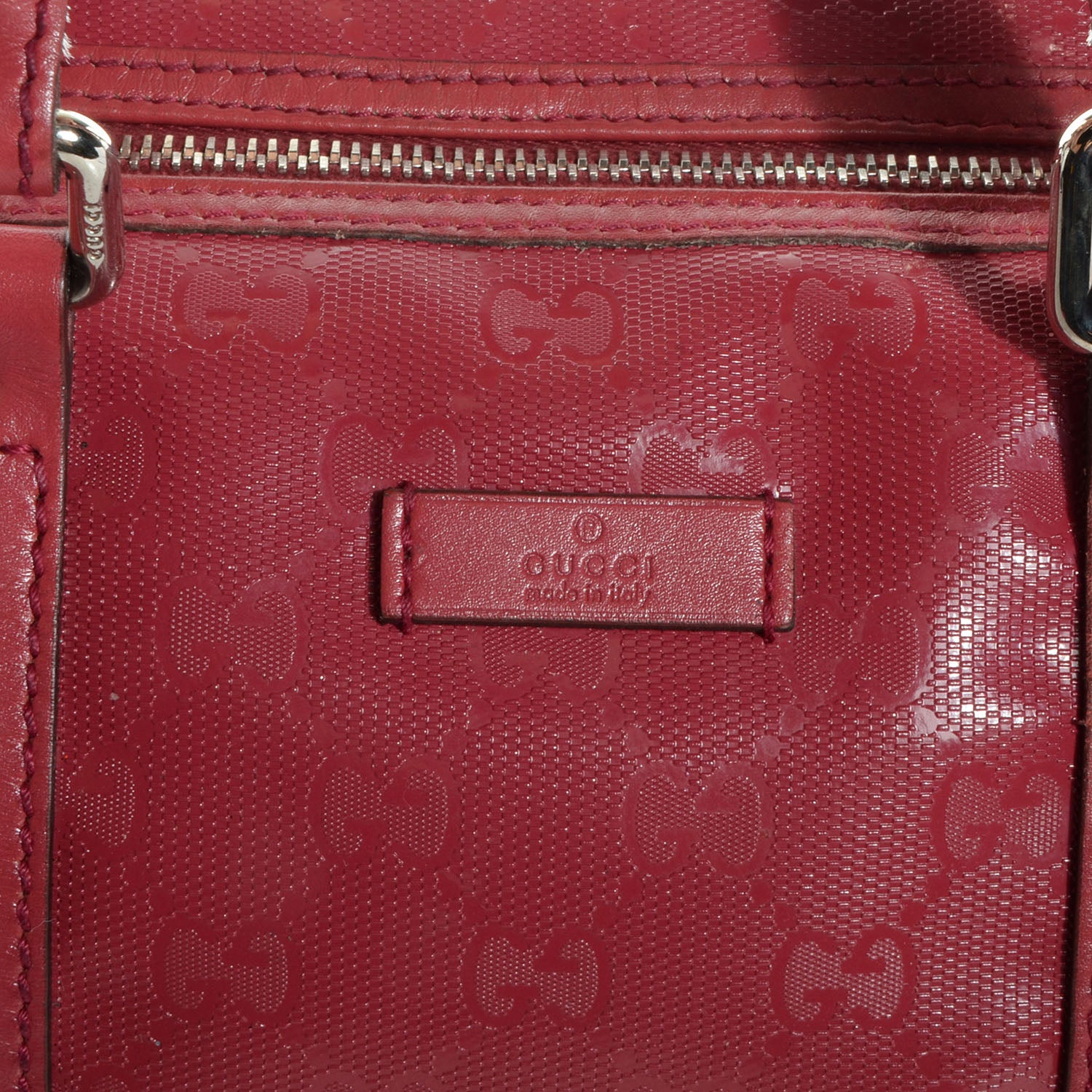 Gucci Imprime Monogram Medium Joy Boston Rose Blush 9 of 9