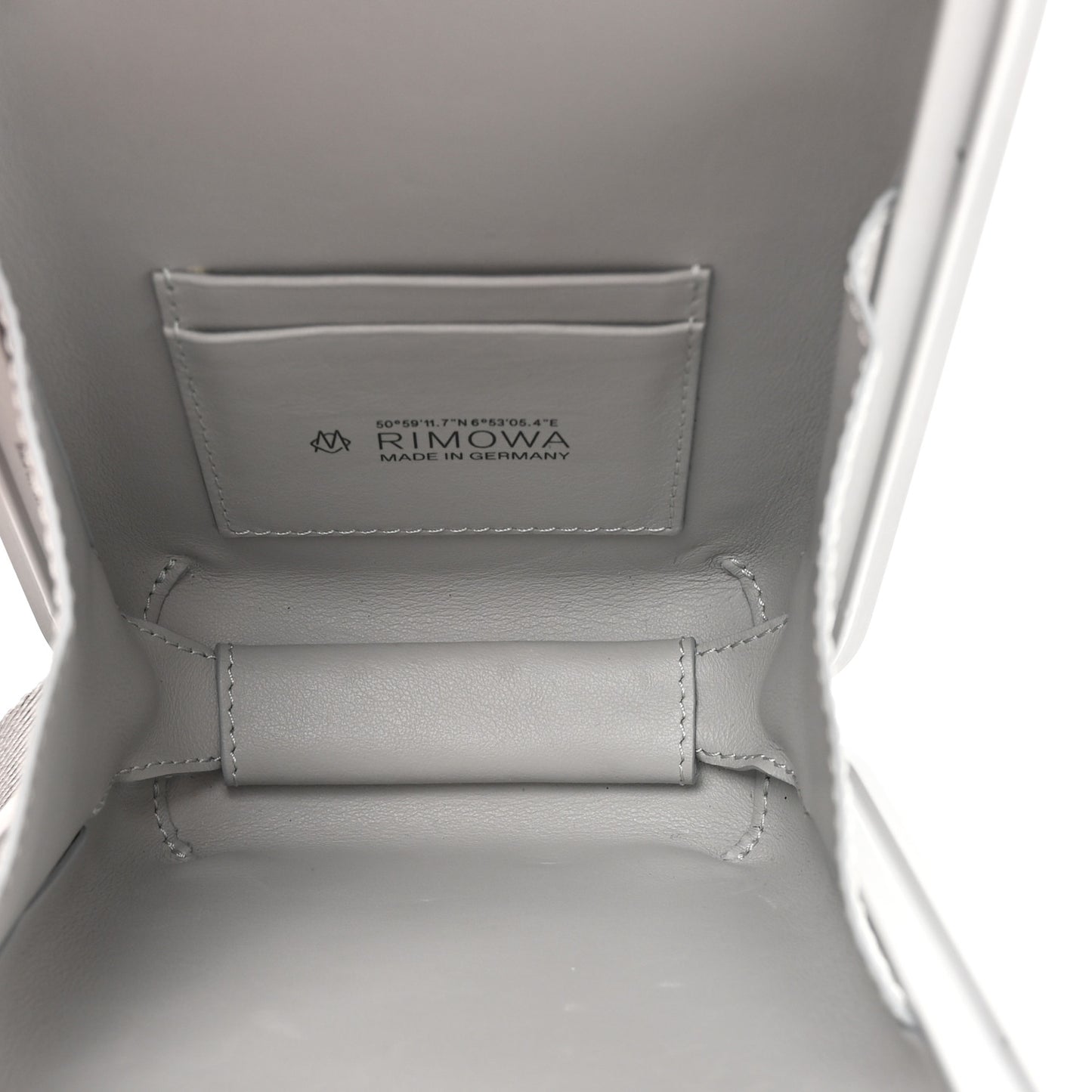 Aluminum Personal Sling Clutch Silver
