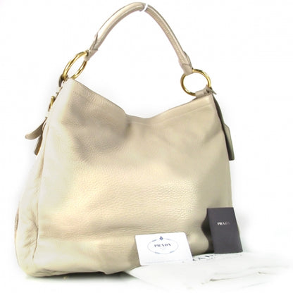 Prada Cervo Deerskin Hobo Pomice 3 of 11