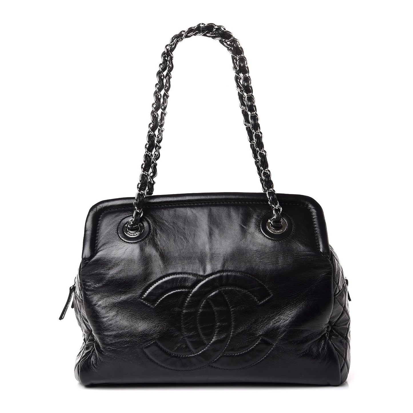 Lambskin Timeless CC Tote Black