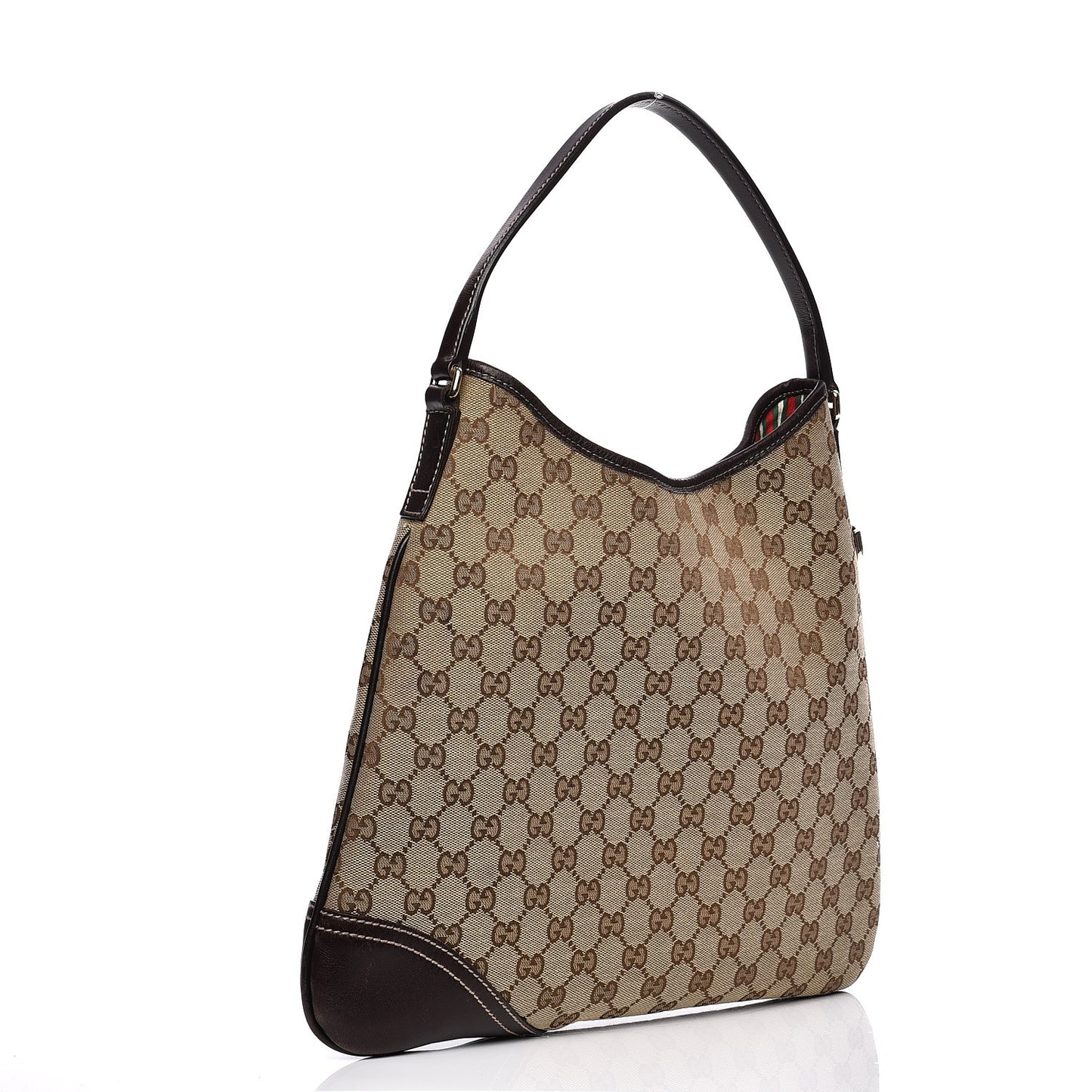 Monogram Medium New Britt Hobo Dark Brown